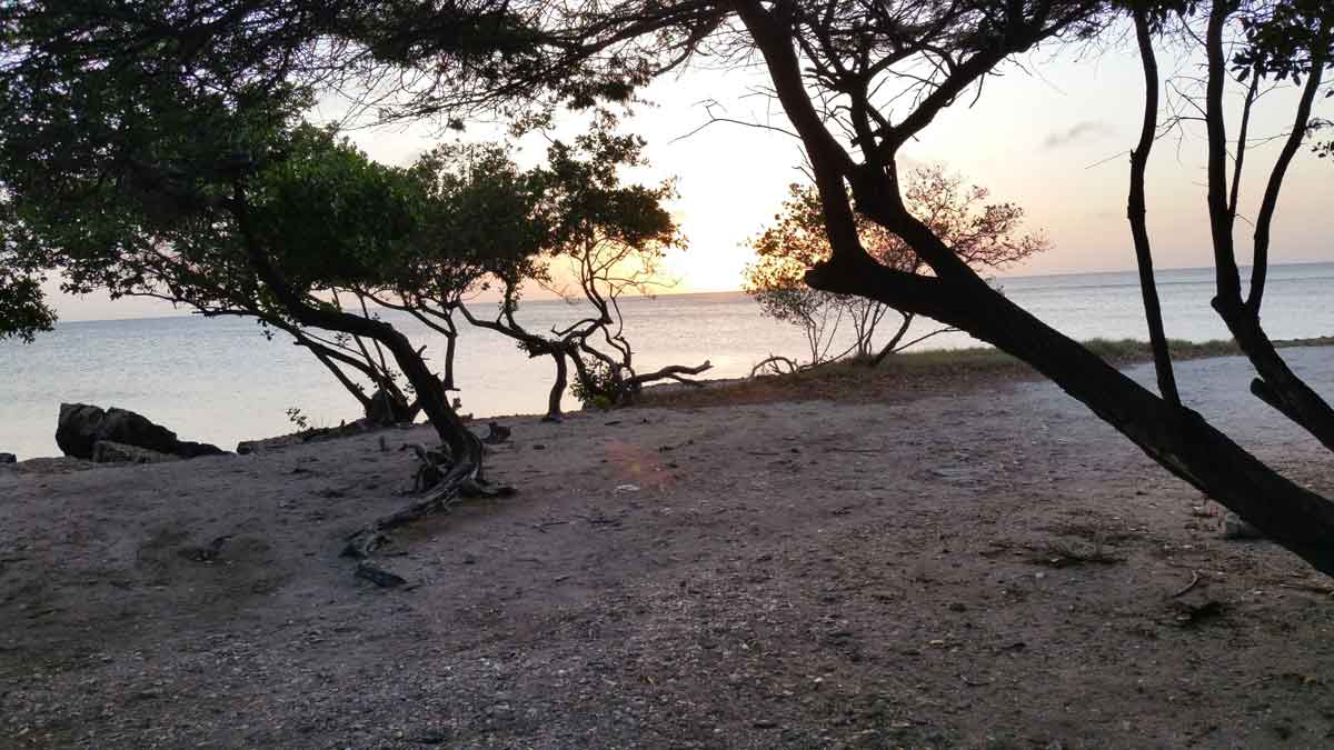 Vakantiewoning Aruba Eagle Beach zonsondergang - CONTACT